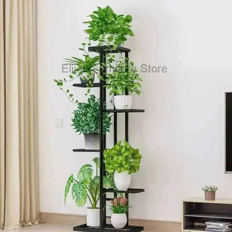 Estante de flores minimalista para habitación, estética, sala de estar, moderno, moderno, estante de exhibición de plantas, accesorios, Muebles de diseño para el hogar