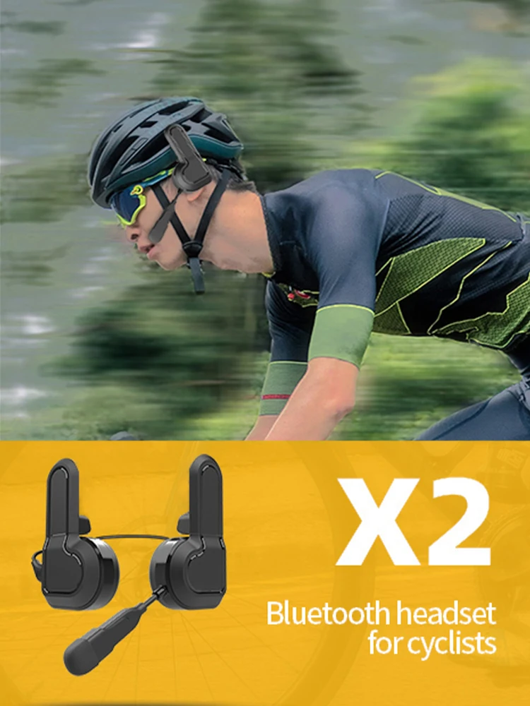 X2-C Bluetooth 5,3 Motorrad Helm Headset Wireless Noise Control Headset ipx6 wasserdicht Freis prec heinrich tung Musik-Player