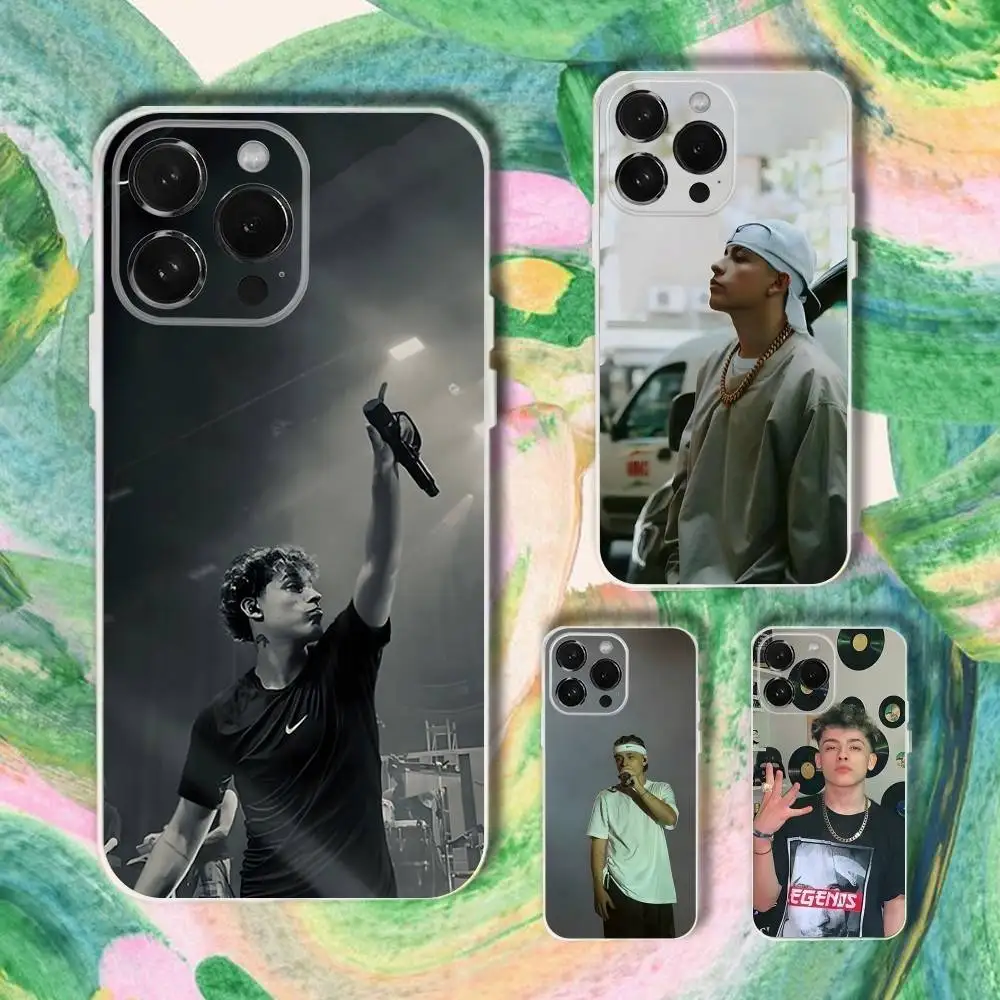 

T-Trueno Rappe Phone Case For iPhone 16,15,14,13,12,11 Plus,Pro,Max,XR,XS,Plus,E,SE4,Mini Transparent Cover