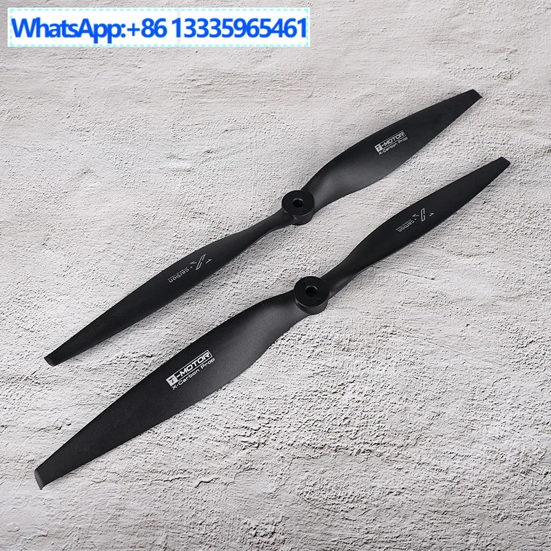TMOTOR fixed wing drone 3D silent forward and reverse blades propeller aircraft model aircraft T17 * 10 black