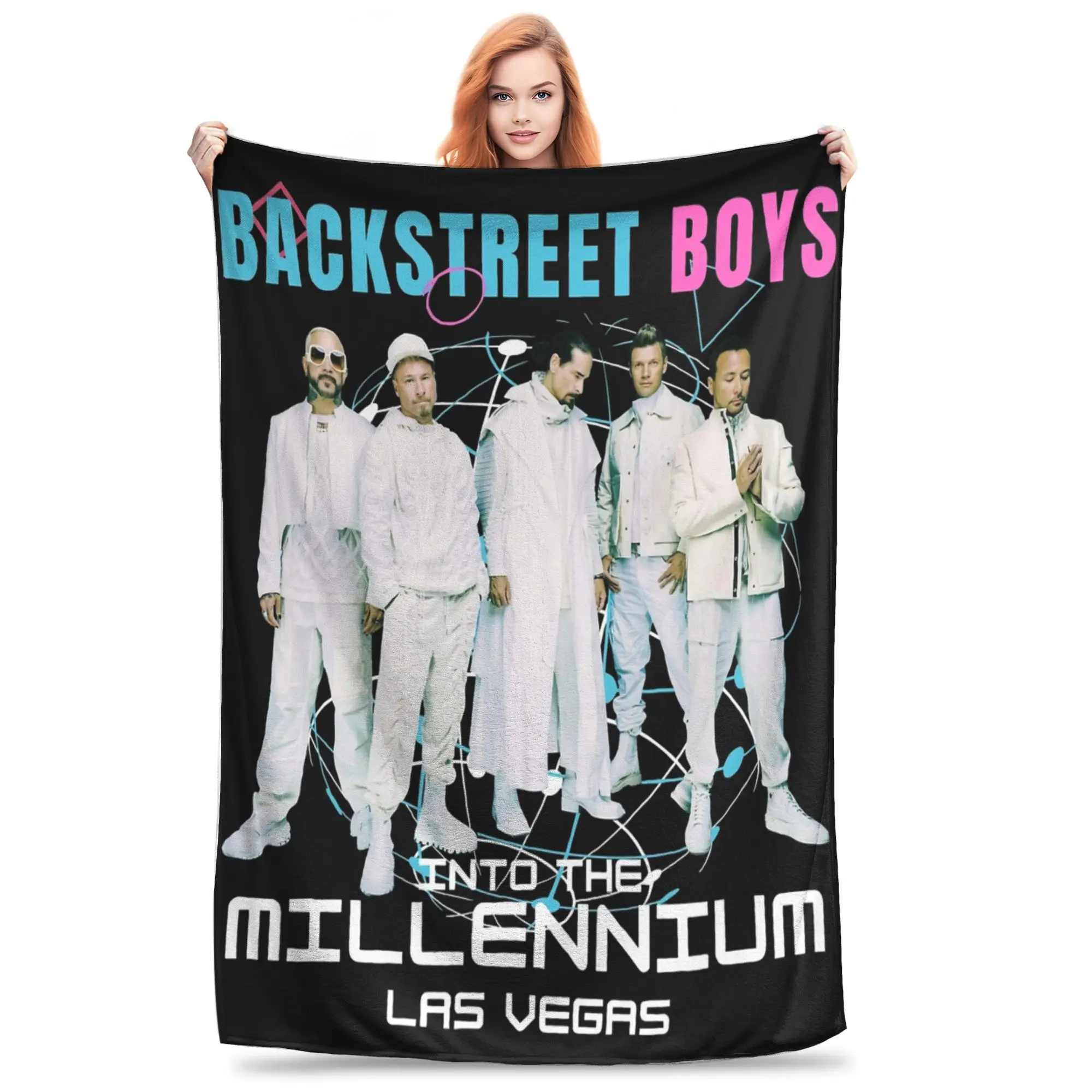 

Одеяло Backstreet Boys Into The Millennium Tour 2025, мягкие нечеткие плюшевые одеяла разных размеров для дивана, дивана и кровати