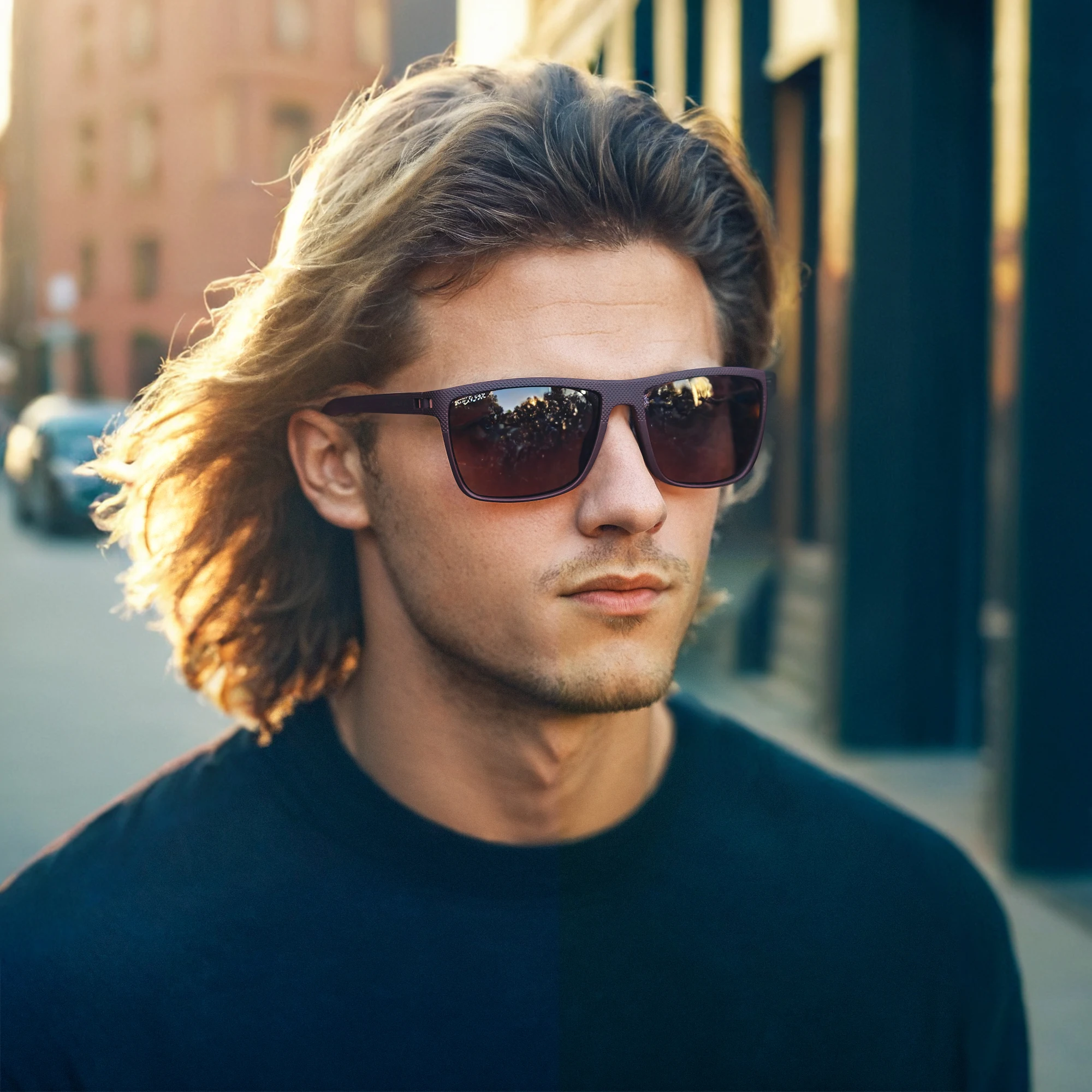 ZENOTTIC 2025 Retro Square Polarized Sunglasses Fashion Shade Women Men Ultra Light TR90 Frame UV400 Protection Sun Glasses
