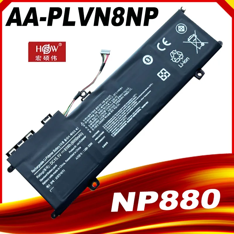 

AA-PLVN8NP Laptop Battery For Samsung ATIV Book 8 Touch 780Z5E 780Z5E-S01 NP780Z5E 870Z5G NP870Z5G 870Z5E NP870Z5E 15.1V 91WH