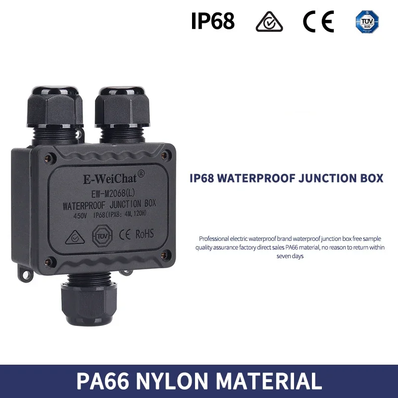 IP68 Waterproof Connector H T Y Type Junction Box 450V 9-12mm Wire Connectors for Ourdoor Lighting Passed CE SAA Cable Connector