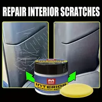 Multifunctional automotive repair wax, plastic parts refurbishing agent, internal gloss enhancer, tire and leather polish