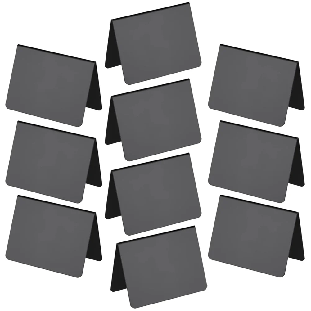 10Pcs Writing Board Price Signs Desktop Chalkboard Reusable Message Boards for Shop Restaurant Retail Store Display