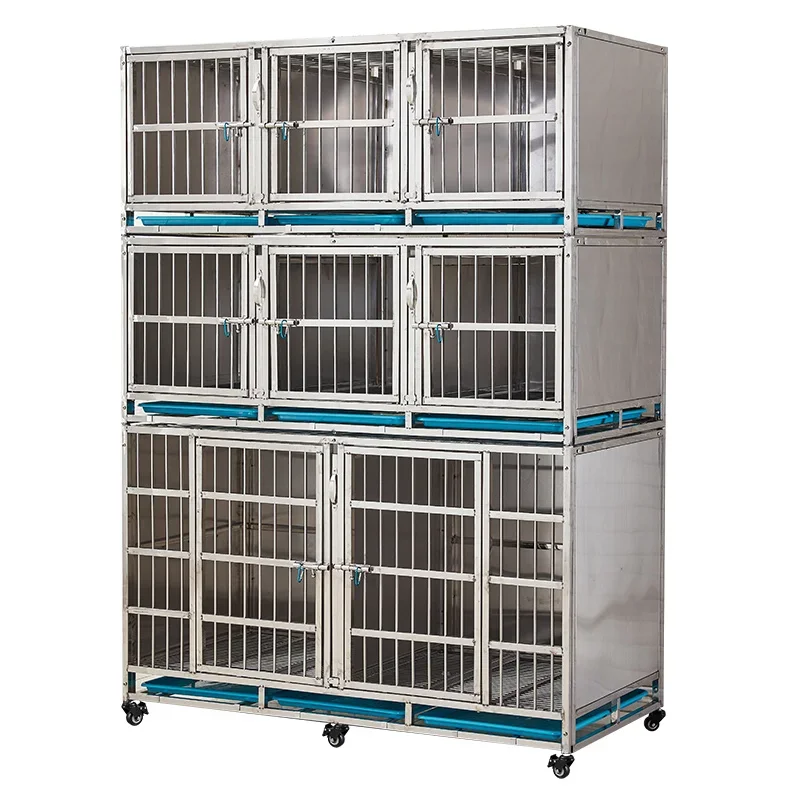 

Stainless steel isolation cage Mother cage Breeding dog Display Foster cabinet Pet store Foster cage Inpatient