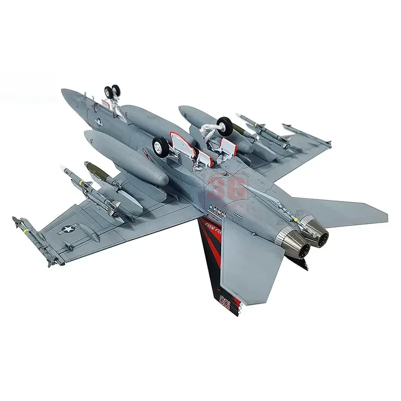 Academy Plastic Assembly Scale Model Kit  12577 USN F/A-18F VFA-154 Black Knights 1/72