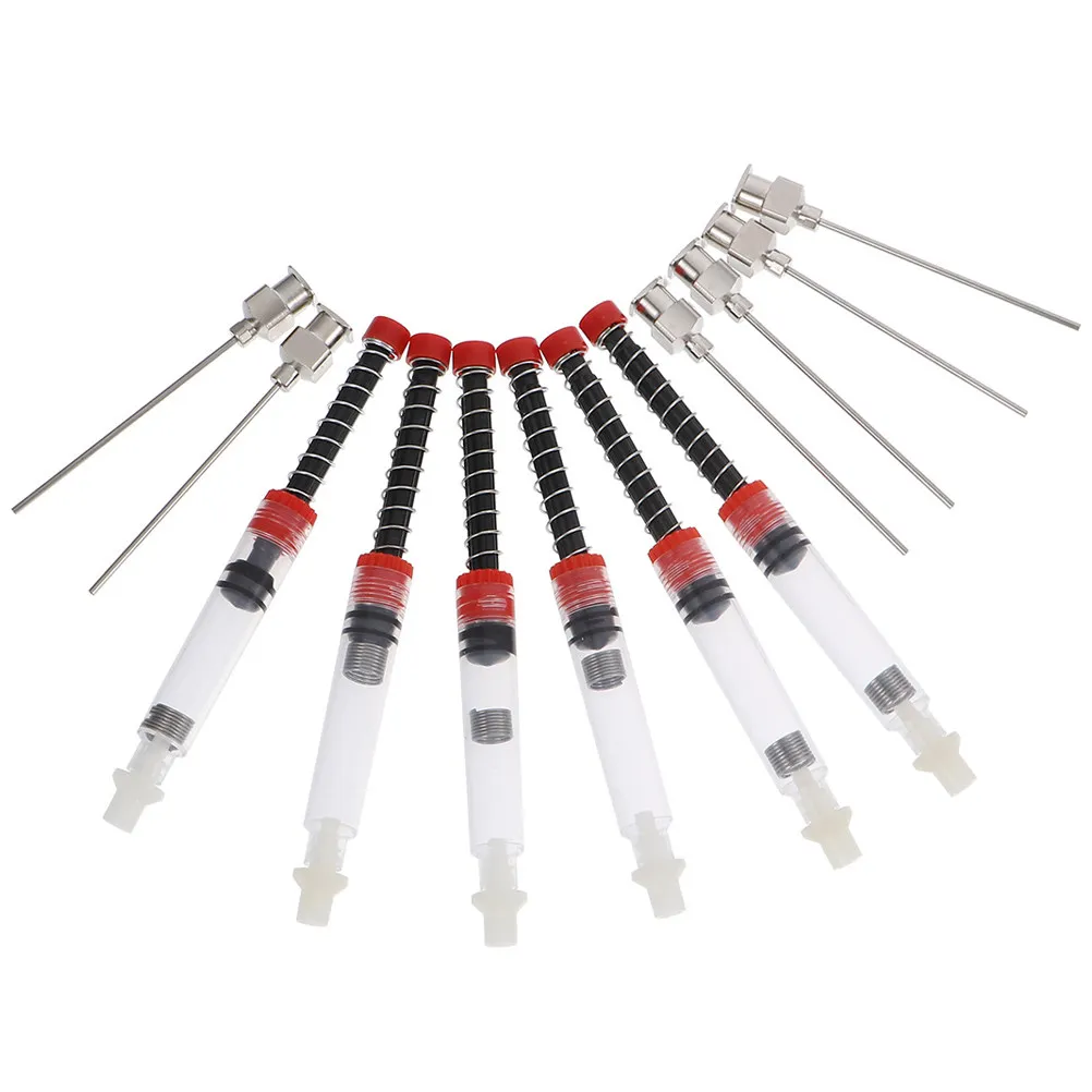 6Pcs Steel Nib Fountain Pen Ink Syringe Device Easy Clean Detachable Interface Solves Ink Absorption Issues Student Stationery