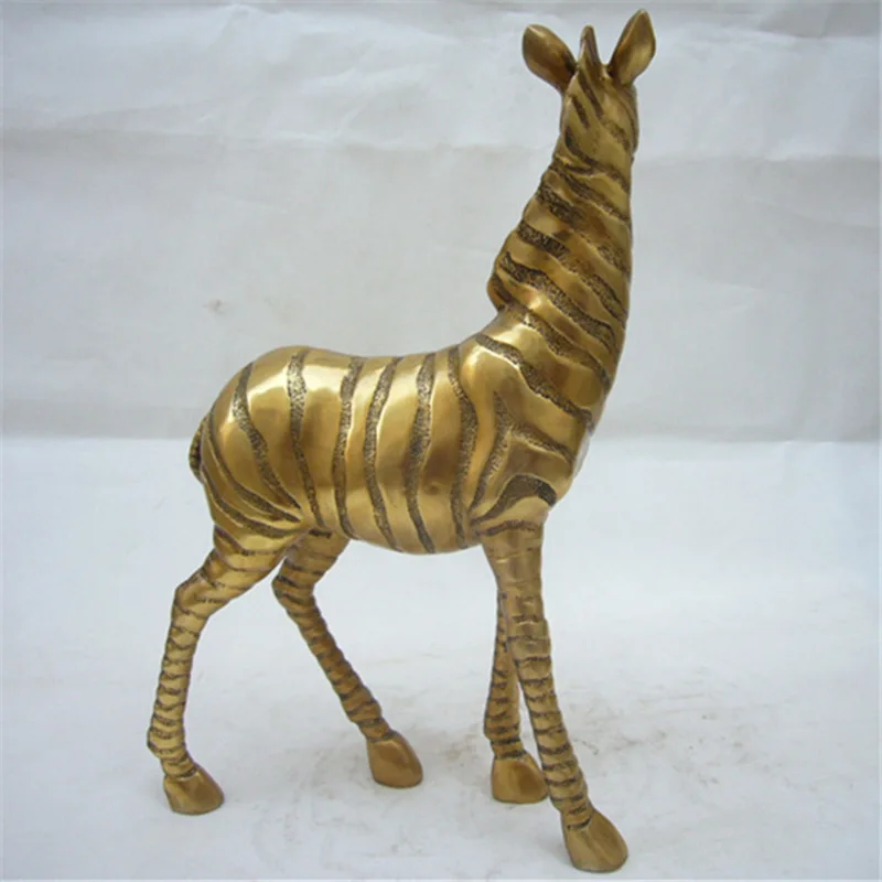 Pure copper horse metal craft animal sculpture home office desk decoration creative ornament