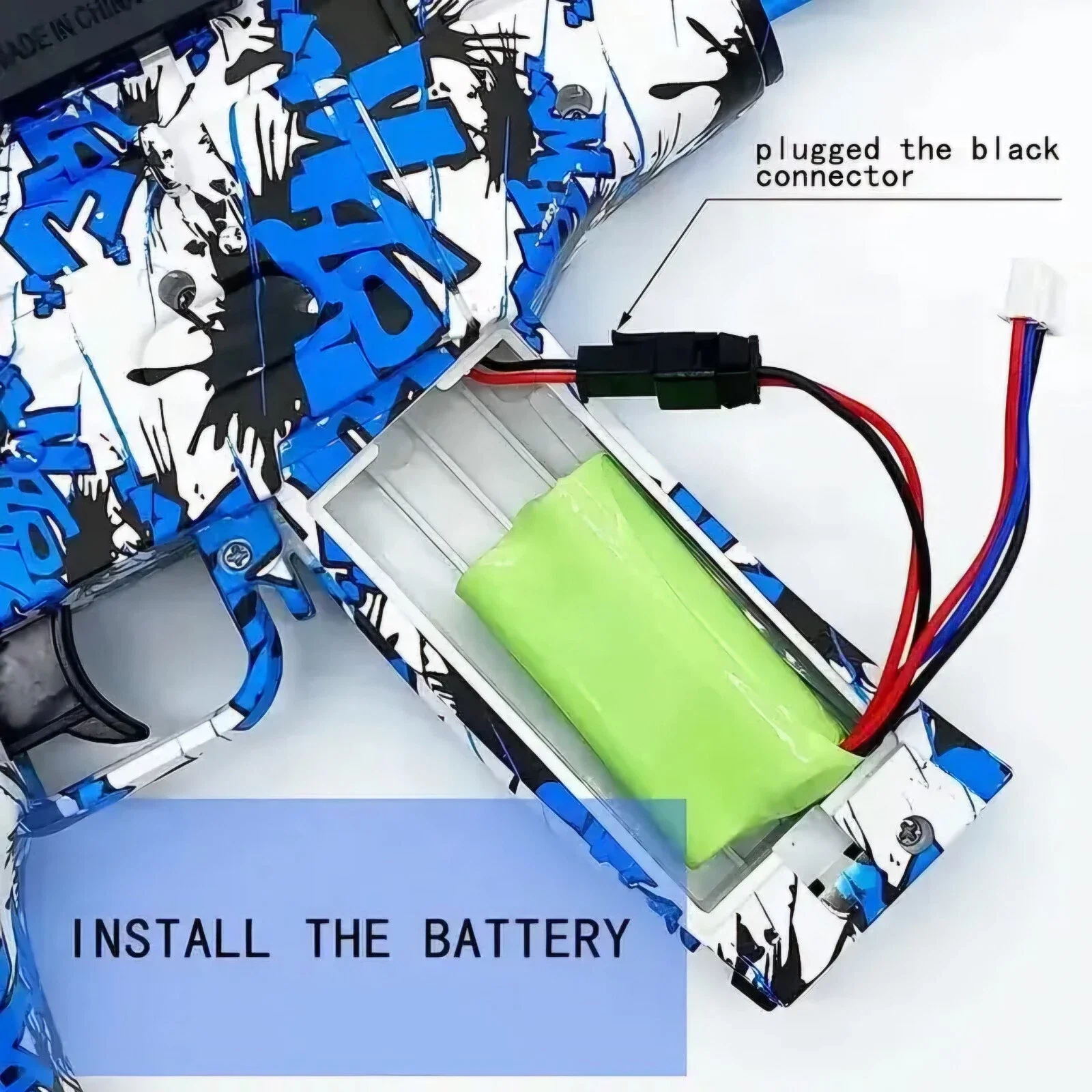 電気武器AK-47電気連続火災子少年インタラクティブモデルピストル偽銃ソフト弾丸エアソフトガンピストル