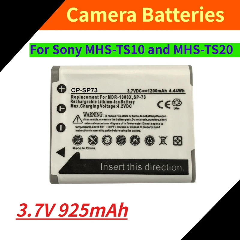 

Camera Batteries SP70 for Sony MHS-TS10 and MHS-TS20 3.7V 925mAh