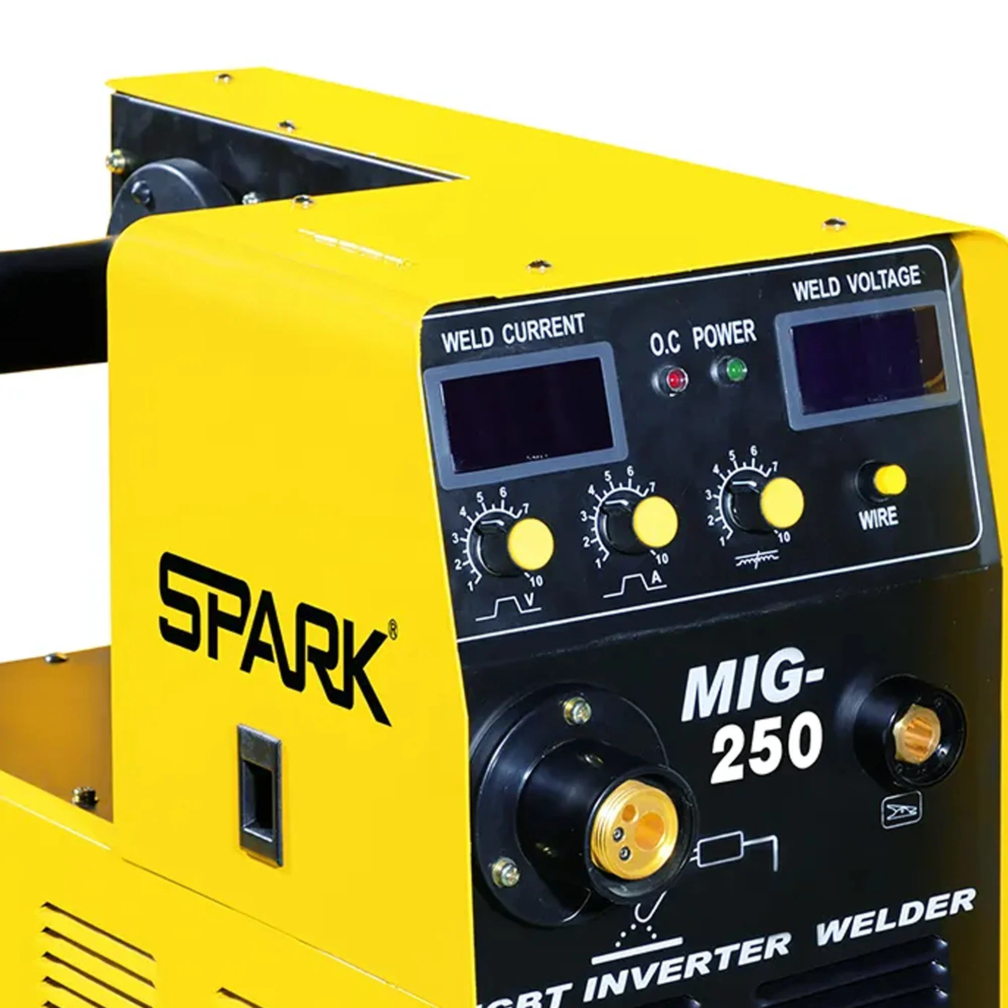 Best price nbc 250 mig 250 welder mig-250 igbt inverter pulse co2 aluminum mig welding machine