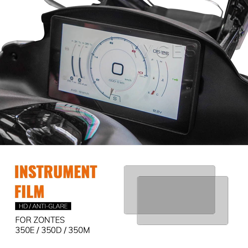 Motorcycle For ZONTES 350E 350D 350M M350 D350 E350 TFT Display Protection Film Screen Protector Instrument Film