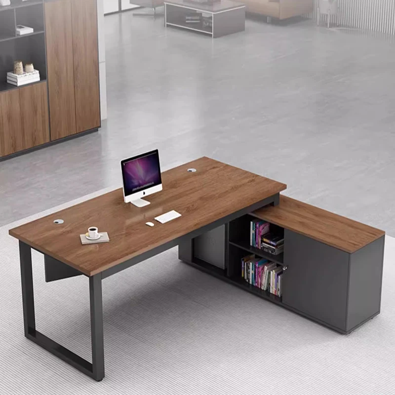 

Storage Studio Office Desk Monitor Drawers Reception Computer Office Desk Gaming Modern Biurka Komputerowe Coffee Shop Furniture