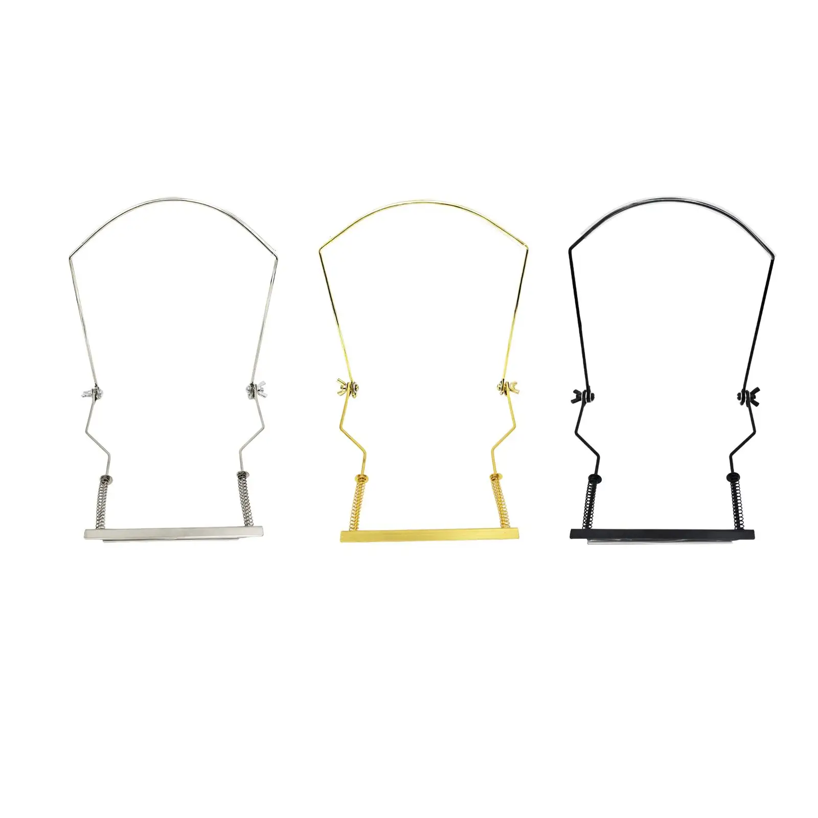 

10-луночный держатель для губной гармошки с подушечками против царапин, подставка для шеи для арфы для начинающих