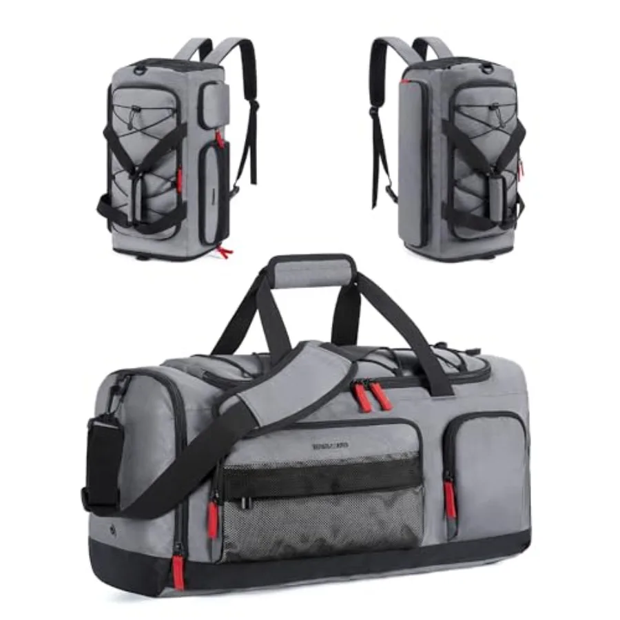 

Gym Bag for Women and Men Sports Travel Duffel Backpack with Shoe Compartment Laptop Compartment Water Resistant Carry On Weeke