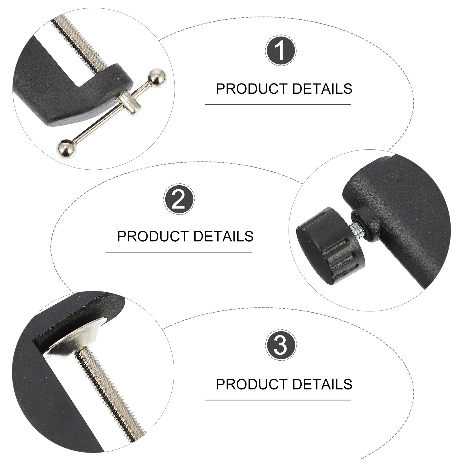 

Настольный монтаж для микрофона, подставка для микрофона, основание кронштейна, нескользящая конструкция, прочный универсальный консольный зажим для микрофонной стрелы