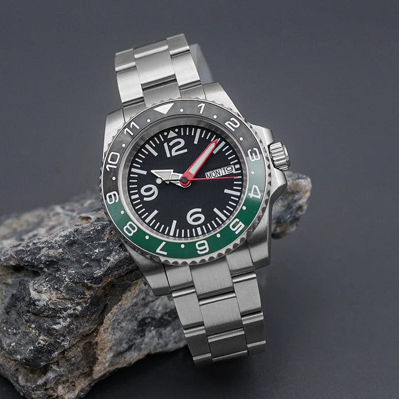 2023 Nieuwe Heren Horloge NH36 Automatische Mechanische Horloge Luxe Sport Roestvrij Staal Saffier Glas 100M Waterdicht Horloge