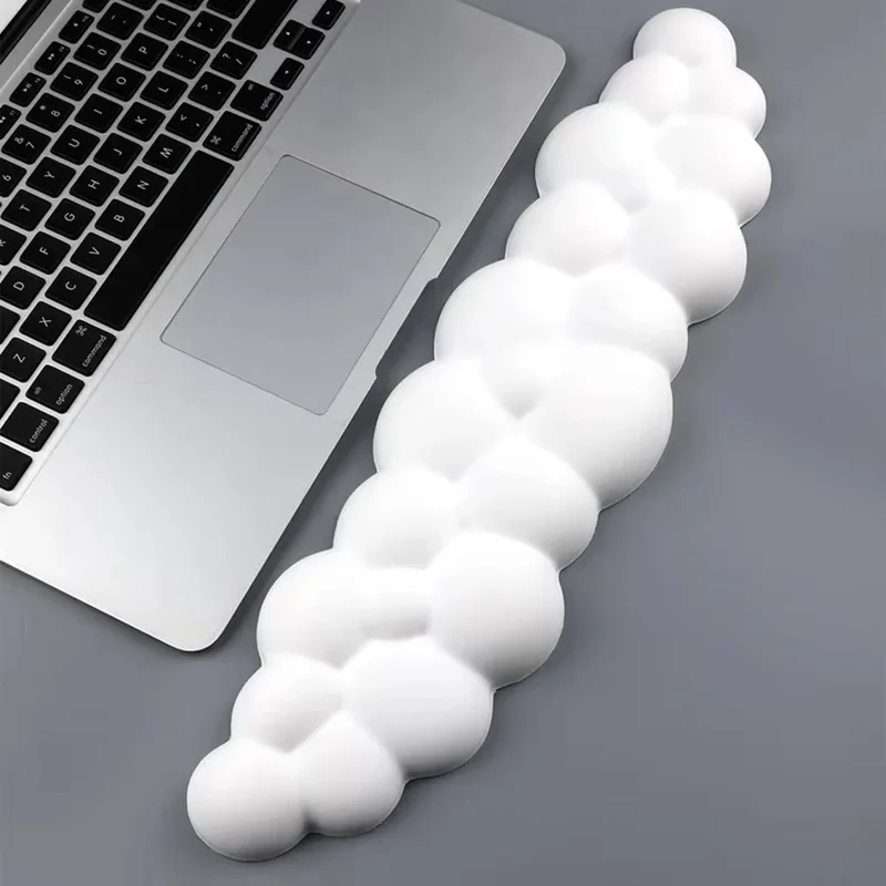 1Set Cloud Shape Wrist Rest Pad Soft Pad Anti-Slip Desk Mat Memory Foam Practical Replacement Part And Accessory Mouse Wrist Pad