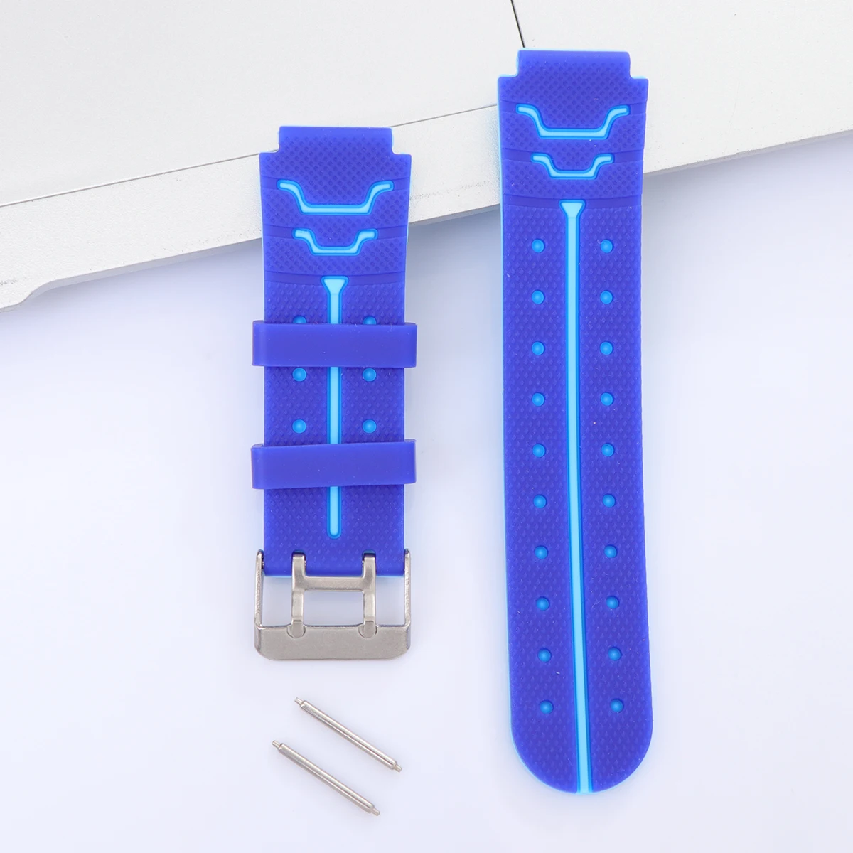 

2 Pcs Telephone Watch Strap Replacement Straps Watchstrap Bands Comfortable Accessories Silicone Watchband