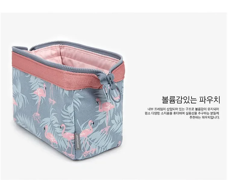 Neue Mode Kosmetik Tasche Frauen Wasserdichte Flamingo Make-Up Taschen Reise Veranstalter Kultur Kits Tragbare Make-Up Taschen Kosmetikerin – Detail 20