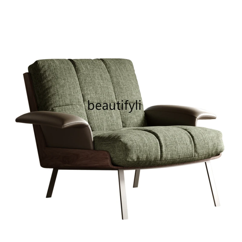 Leisure Chair Nordic Italian Art Design Model Room Negotiation Home Office Single-Seat Sofa Chair