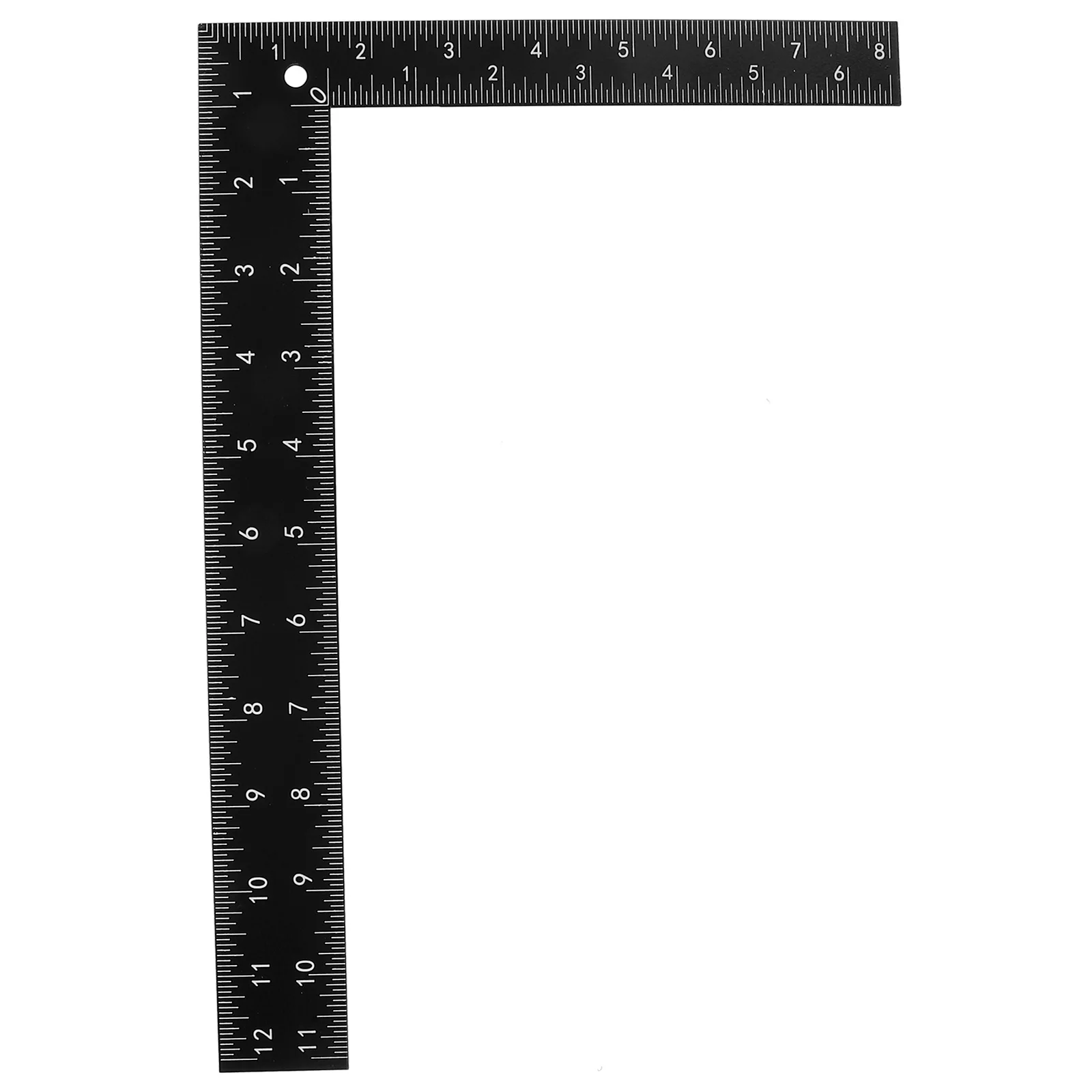 Steel Right Angle Durable Measuring Tool for Woodworking Crafting Construction L Square Ruler Framing