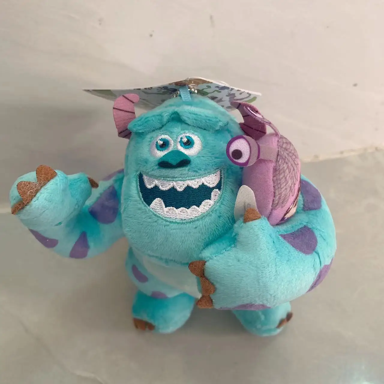 

15cm MINISO Monsters University James P. Sullivan Cosplay Keychain Doll Toy Plush Dolls Kids Christmas Gift Pendant Accessories