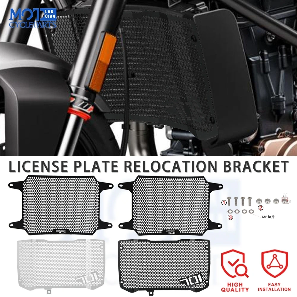 

For Husqvarna Svartpilen 701 2019 2020 2021 Radiator Grille Guard Cover Vitpilen701 Motorcycle Parts Svartpilen701 Vitpilen 701