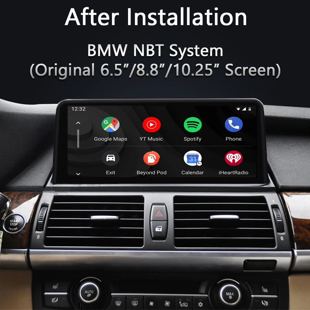 Wireless CarPlay Android Auto for BMW F30/F31/F34(2013-2016) original NBT system Module Decoder Box Mirror Link AirPlay Car Play