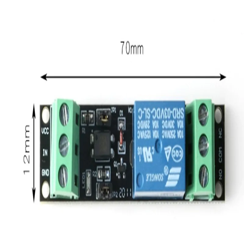 New Original 2PCS  Single 3V High Level Relay Isolation Control Module High Level Drive Board
