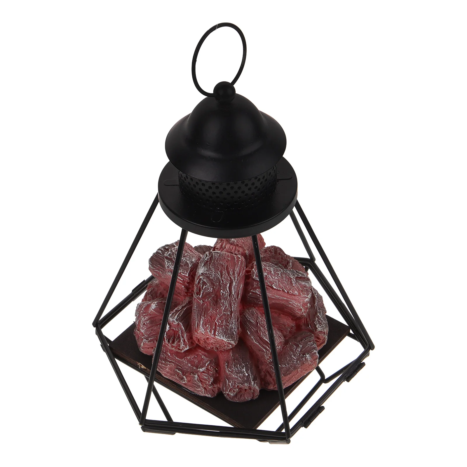 

Flame Lamp LED Decorative Flameless Fireplace Lantern Halloween Tea Lights C Night Party nament Home Atmosphere Lighting