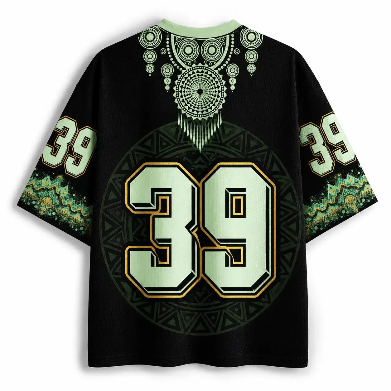Chinesisches Phönix-Löwen-3D-Druck-Design, lässiges, atmungsaktives T-Shirt mit V-Ausschnitt für Damen und Herren – Y2K Street Hip-Hop Sportliches Oberteil – Detail 8
