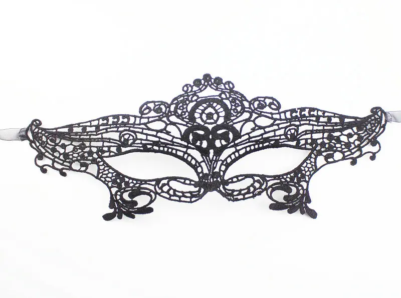 قناع دانتيل على شكل زهرة للنساء ، نمط أسود ، مثير ، عيون مقطوعة ، قناع للوجه ، للمنزل ، حفلة تنكرية في منتصف الليل