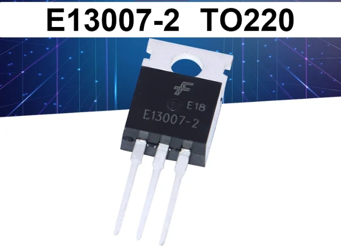 10PCS/Lot MJE13007 E13007 E13007-2 E13007 Triode TO-220 13007 Brand New Power switch transistor NPN 8A/700V