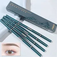 Novo Color Double Eyebrow Pencil with Brush Waterproof Lasting Extremely Slim Sketch Eye Brow Tattoo Pen Eye Makeup Cosmetic