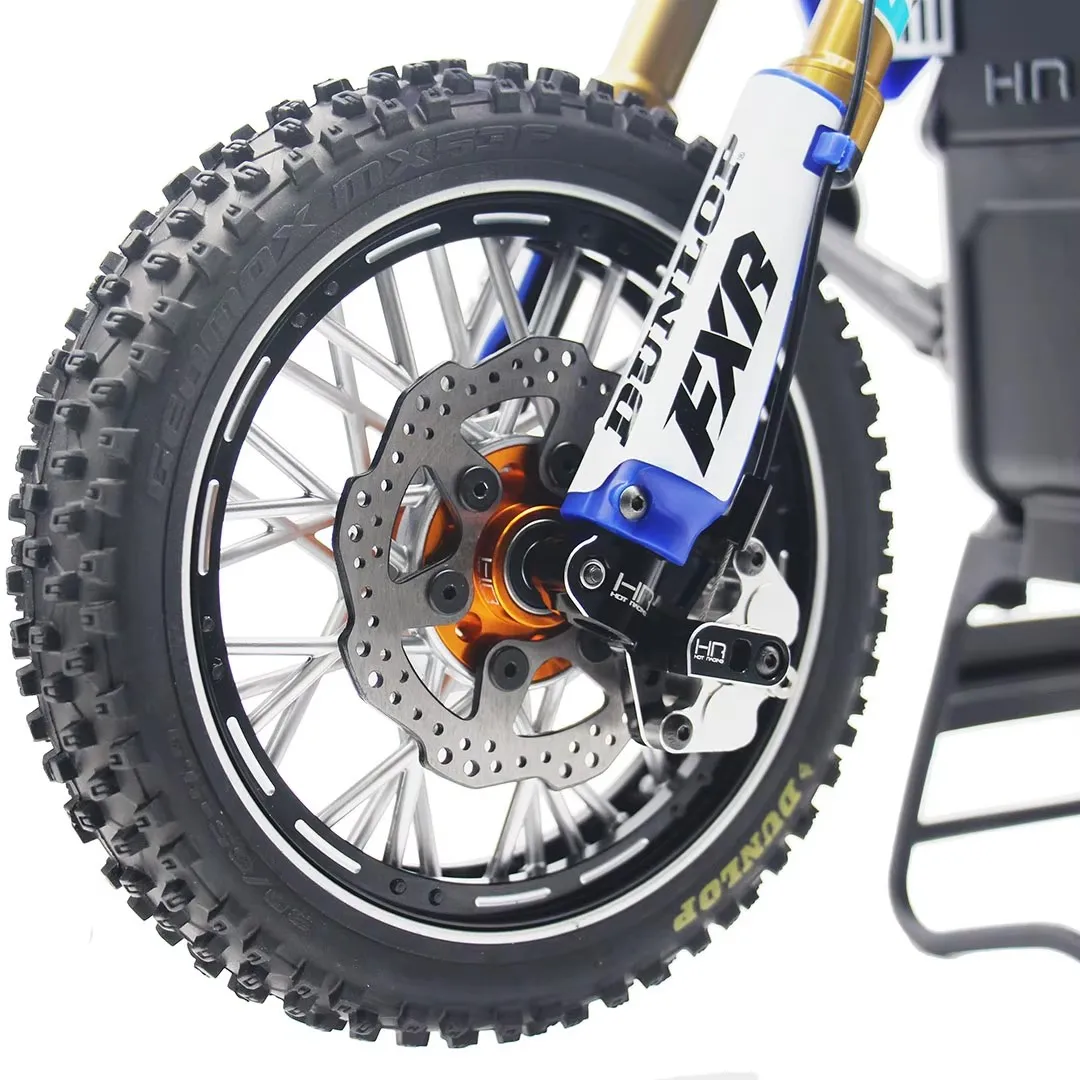 Design del cuscinetto dell'accoppiamento del mozzo anteriore e posteriore in alluminio per moto HR Losi 1:4 Promoto-MX