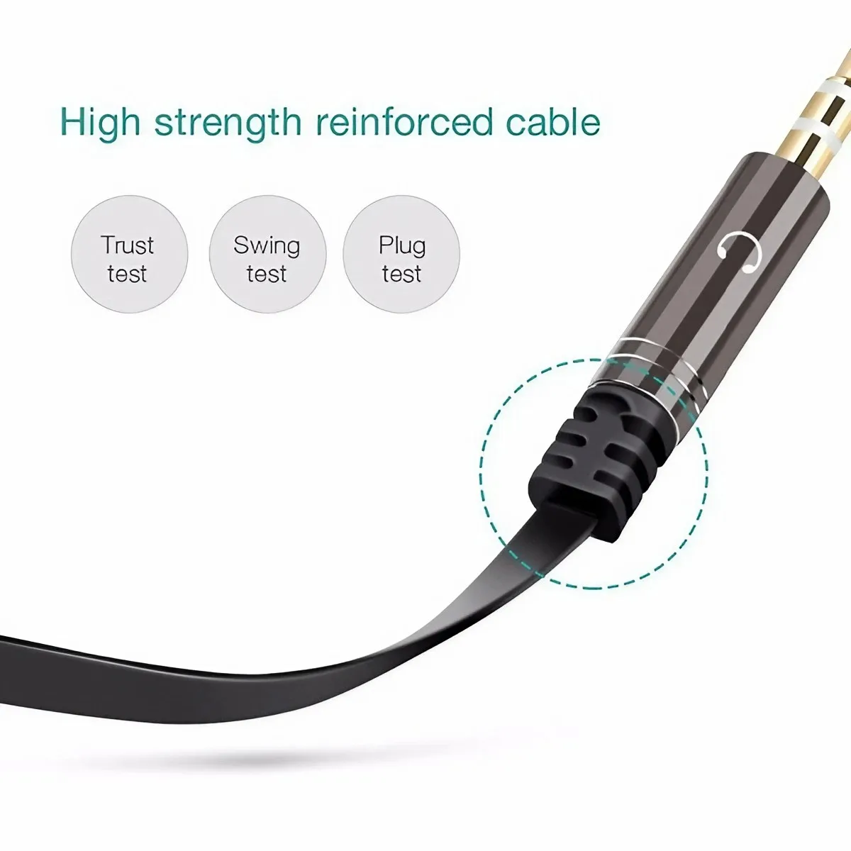 3.5mm kabel rozgałęźnik Audio do komputera Laptop Jack 3.5mm 1 męski do 2 żeński słuchawki z mikrofonem Y Splitter przewód AUX