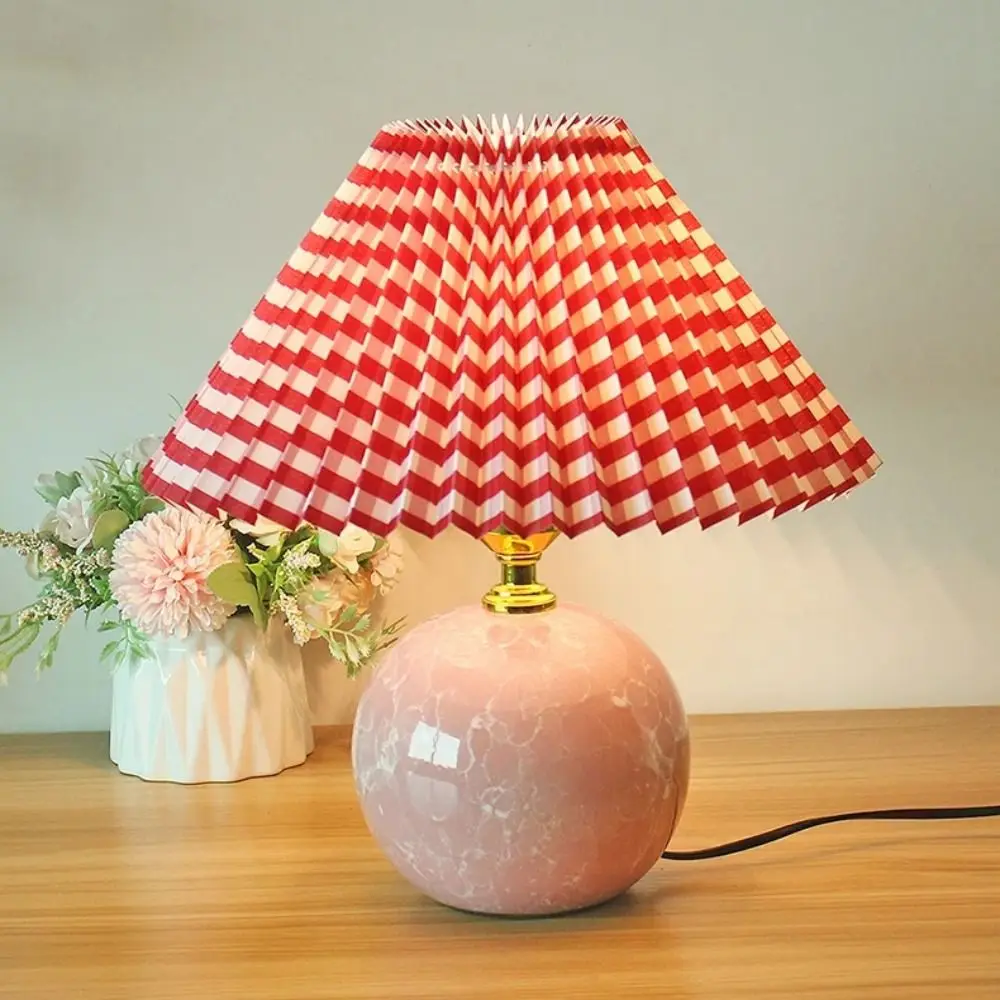 Home Decoration Modern Pleated Lampshade Washable Minimalist Chandelier Cover DIY Retro Light Cover Pendant
