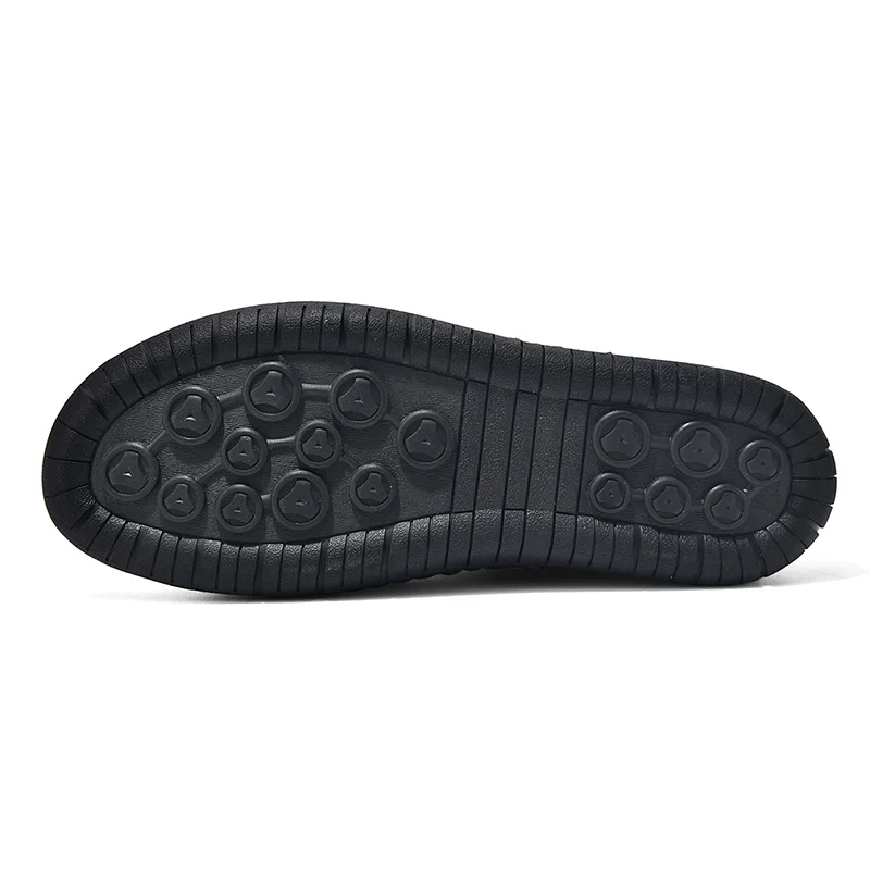 Zapatos informales de cuero hechos a mano, nuevos zapatos deportivos de diseño para exteriores de otoño, zapatos informales, botas de invierno para hombre de talla grande 38-48