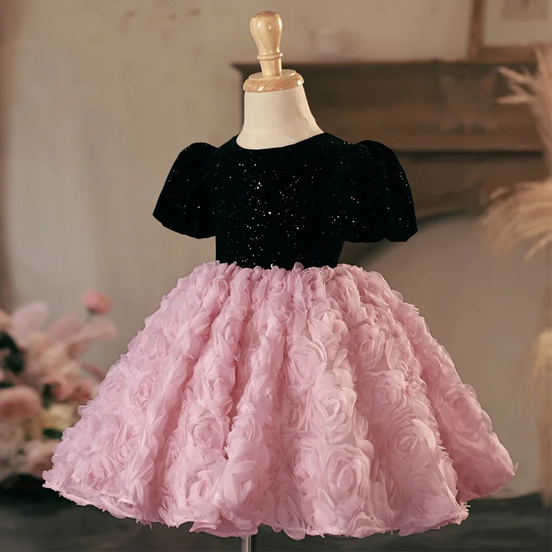 

Dress for Girls Baby Casual Dresses Vestidos Wedding Dress Girl Princess Party Evening Dresses Summer Children Girls Clothes