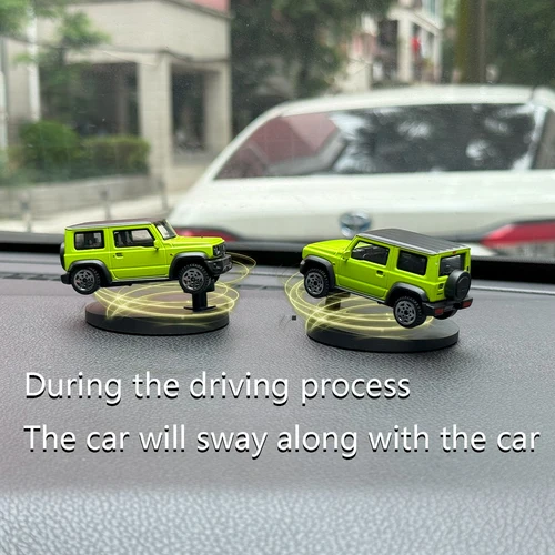 Imagen 2 del producto Adornos giratorios para salpicadero de coche, modelo de carreras giratorio, decoración de consola central individual para coche JIMNY, 1 Uds.