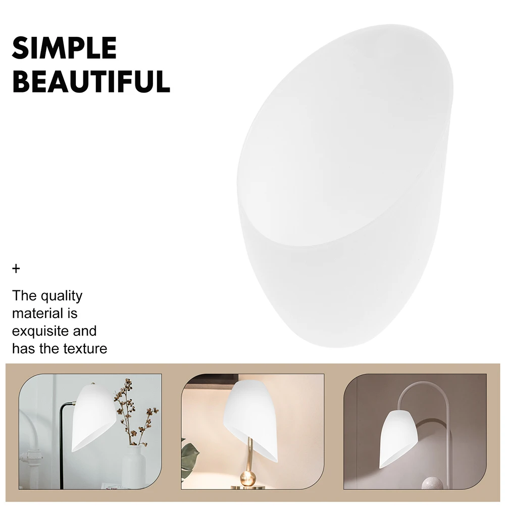 

4 Pcs Horseshoe Lampshade Floor Replacement Light Bedroom Desk Shades Cover Plastic Lampshades for Table