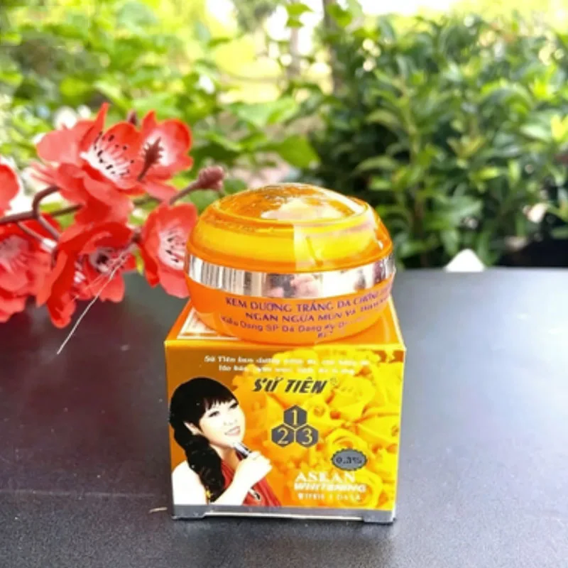 Kem Sứ Tiên cam.Trắng da , chống lão hóa, Hổ trợ trị mụn, thâm, nám, tàn nhang, da xạm đen không đều màu