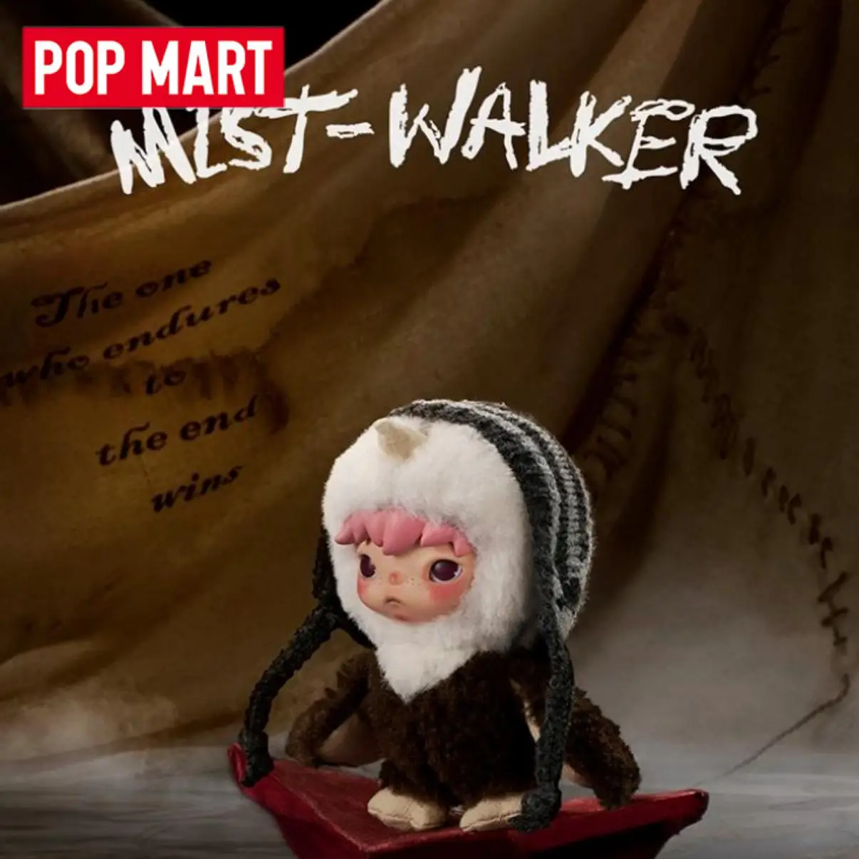 

POP MART Hirono Mist Walker Series Plush Doll Pendant Trendy Mystery Box Anime Action Figure Blind Box Toys Model Ornament Doll