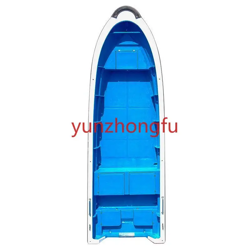 4.3 M 6.3 M Fiber Reinforced Plastic Speed Boat Yacht  Sea Fishing Fishing Vessels  High Speed