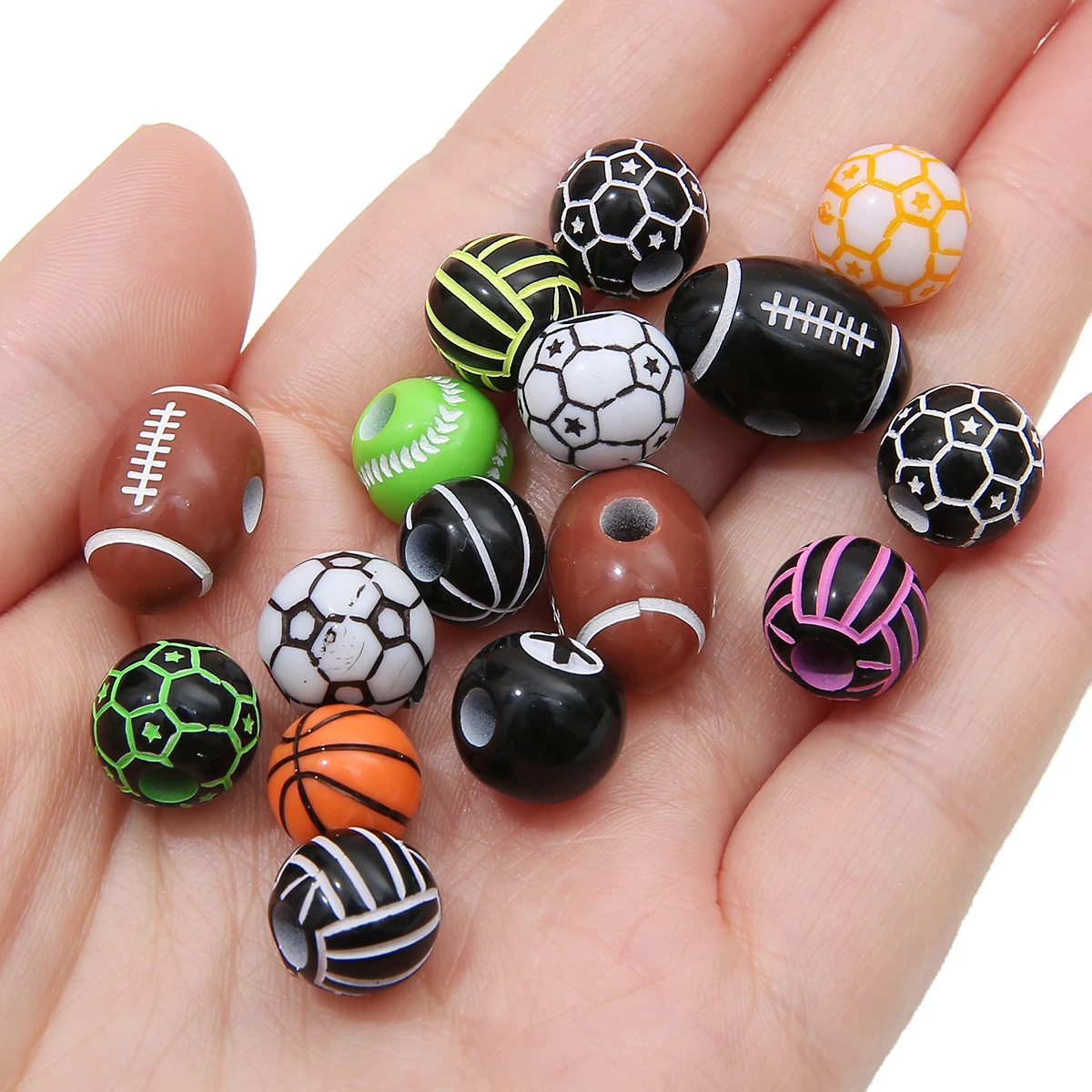 10/20/30 adet akrilik topu bon - Body Jewelry Unique incelemesi ve fiyatı