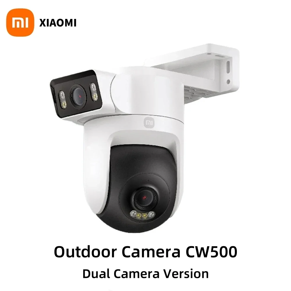 

Новая наружная двойная камера Xiaomi CW500 версия IP66 Защита системы безопасности CCTV ИИ Обнаружение полноцветное ночное видение умный дом