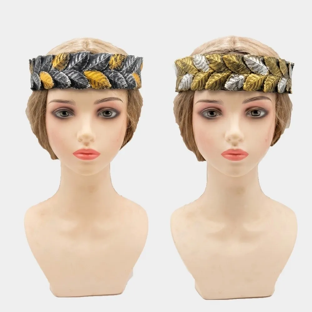 PU Foam Greek Laurel Leaf Headband Greek Design Comfortable Circlet Costume Forest Elf Style Crown Wedding Party Headwear